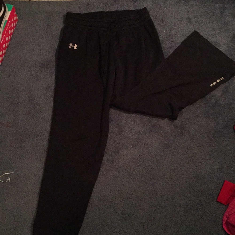 Black under armor sweatpants